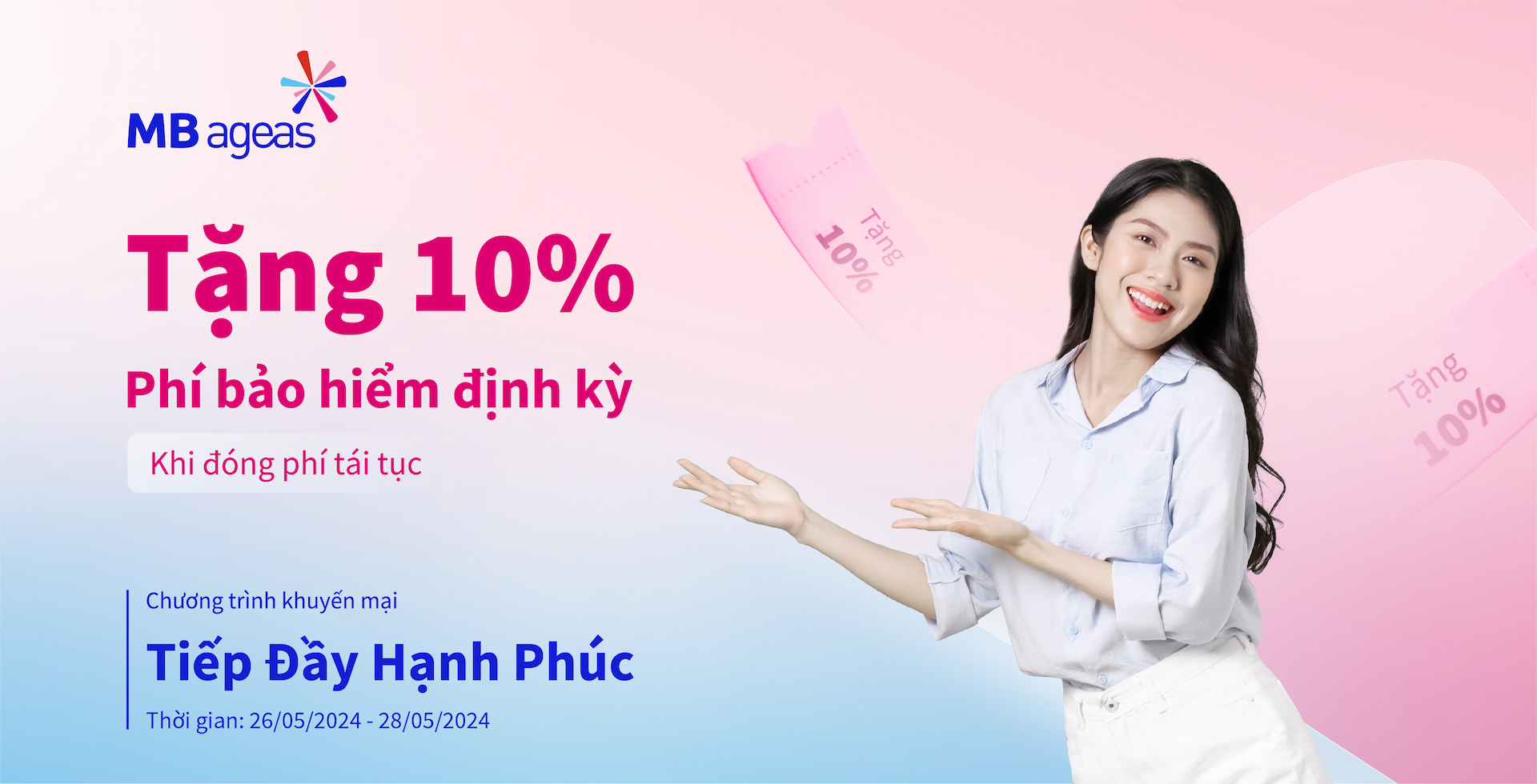 Chương trình khuyến mại: Tiếp Đầy Hạnh Phúc