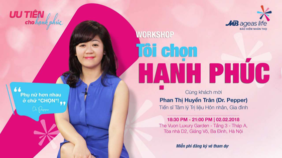 Workshop Tôi chọn Hạnh Phúc