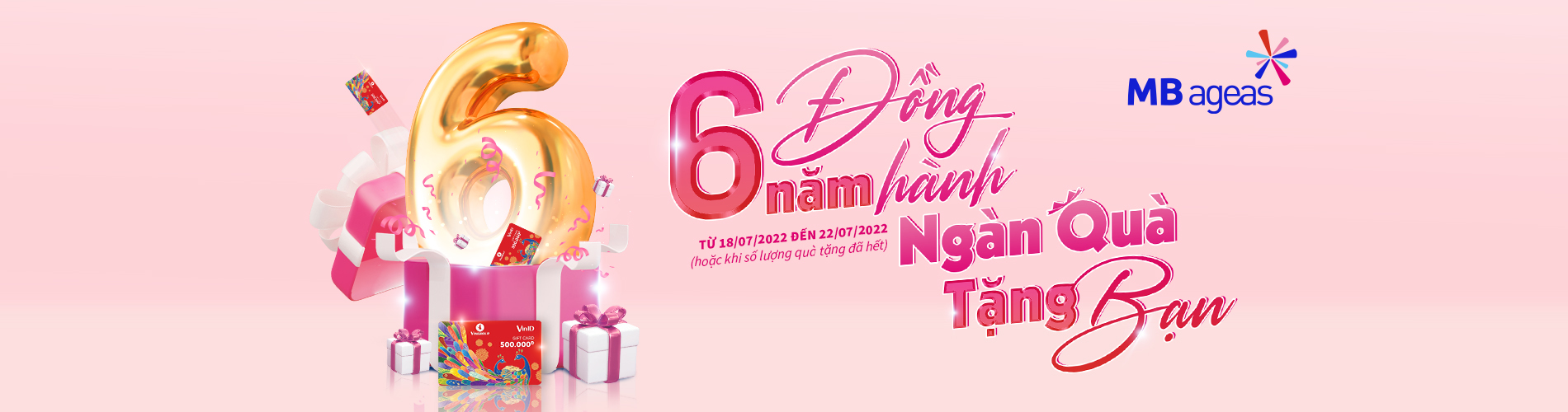 6 năm đồng hành - Ngàn quà tặng bạn