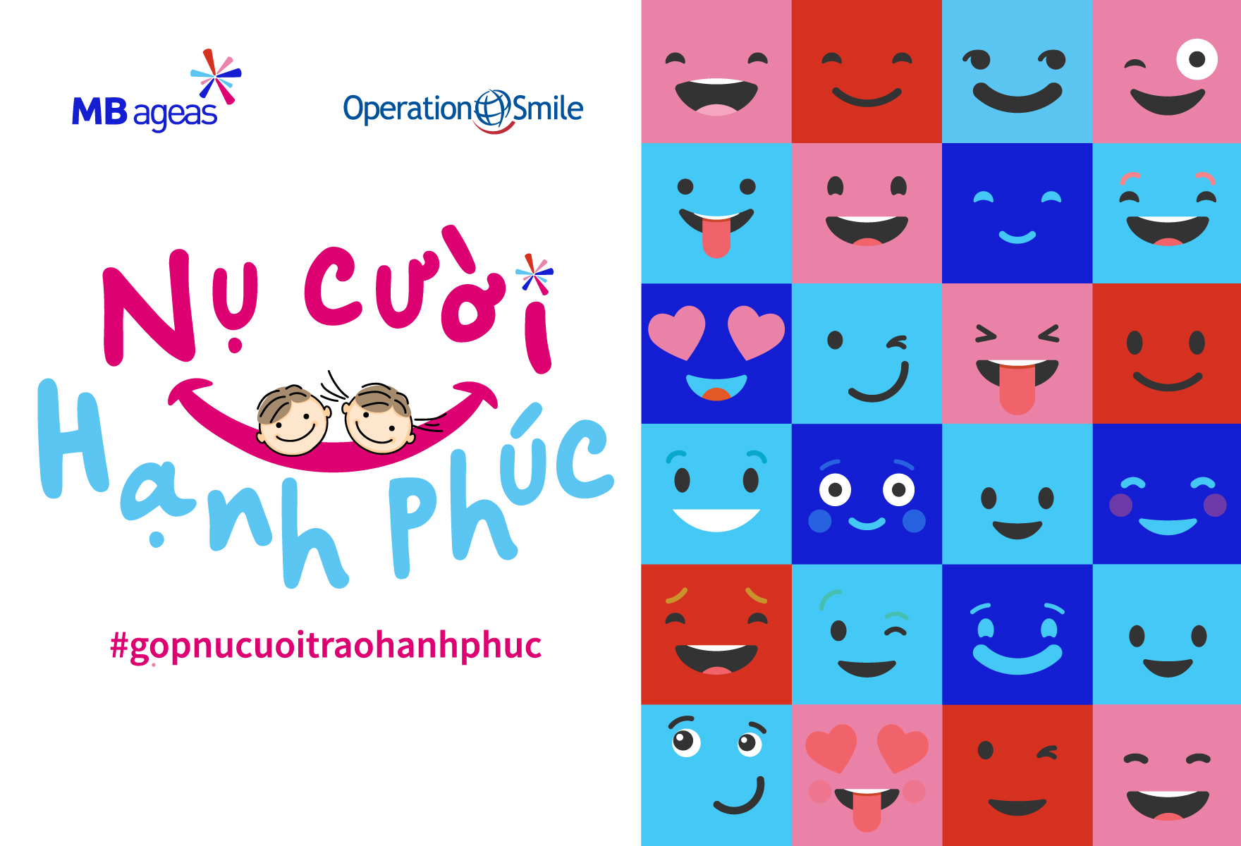 MB Ageas Life kết hợp cùng Operation Smile Việt Nam tìm lại “Nụ cười hạnh phúc” cho trẻ thơ