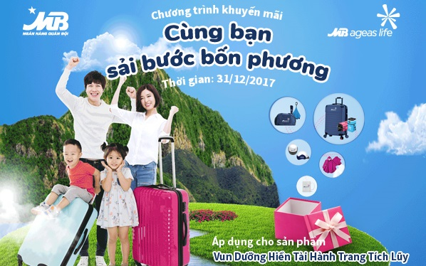 Chương trình khuyến mại "Cùng Bạn Sải Bước Bốn Phương"