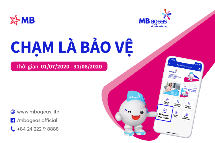 MB Ageas Life triển khai Chương trình khuyến mại "Chạm là Bảo vệ"