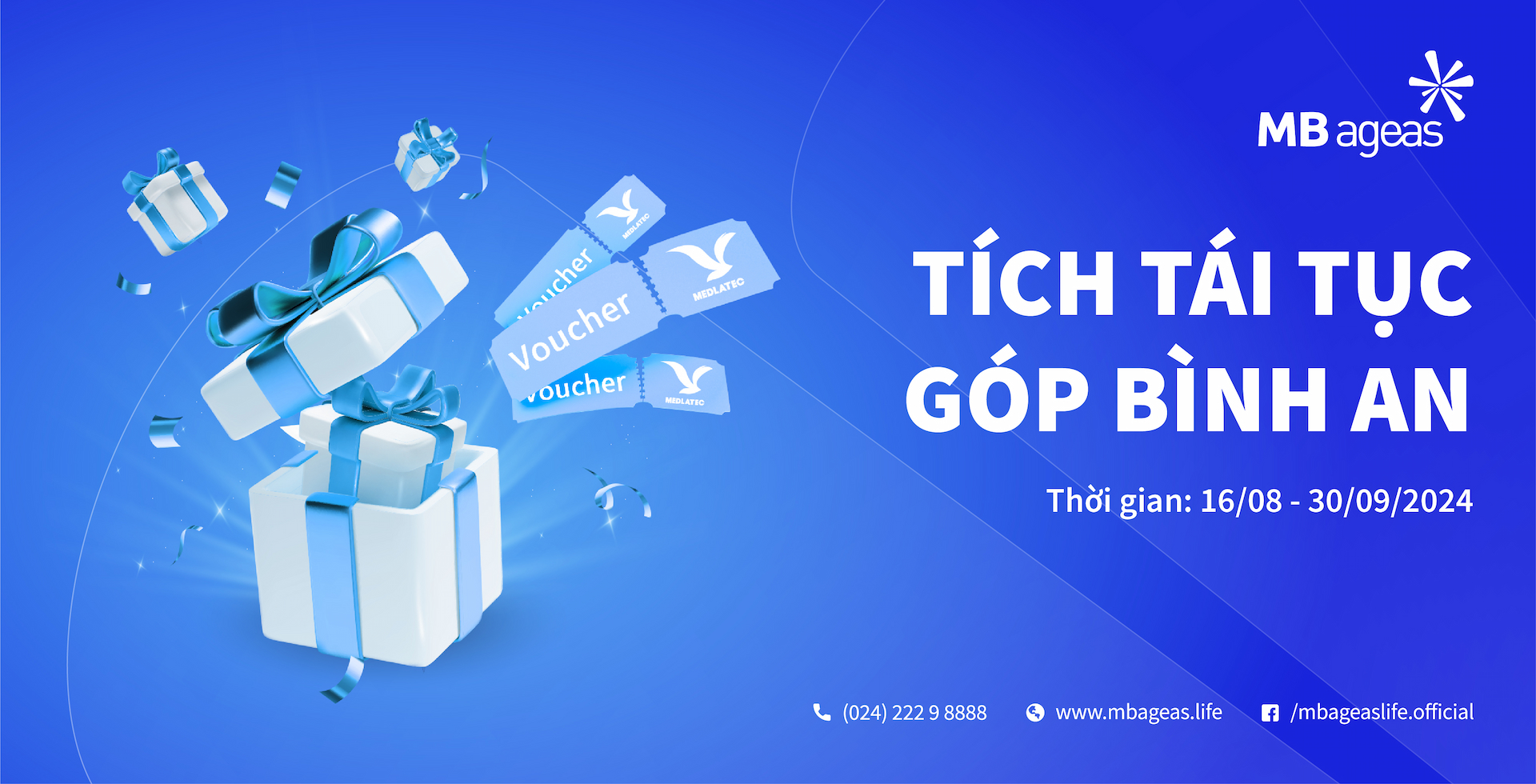 Chương trình khuyến mại: Tích tái tục – Góp bình an”