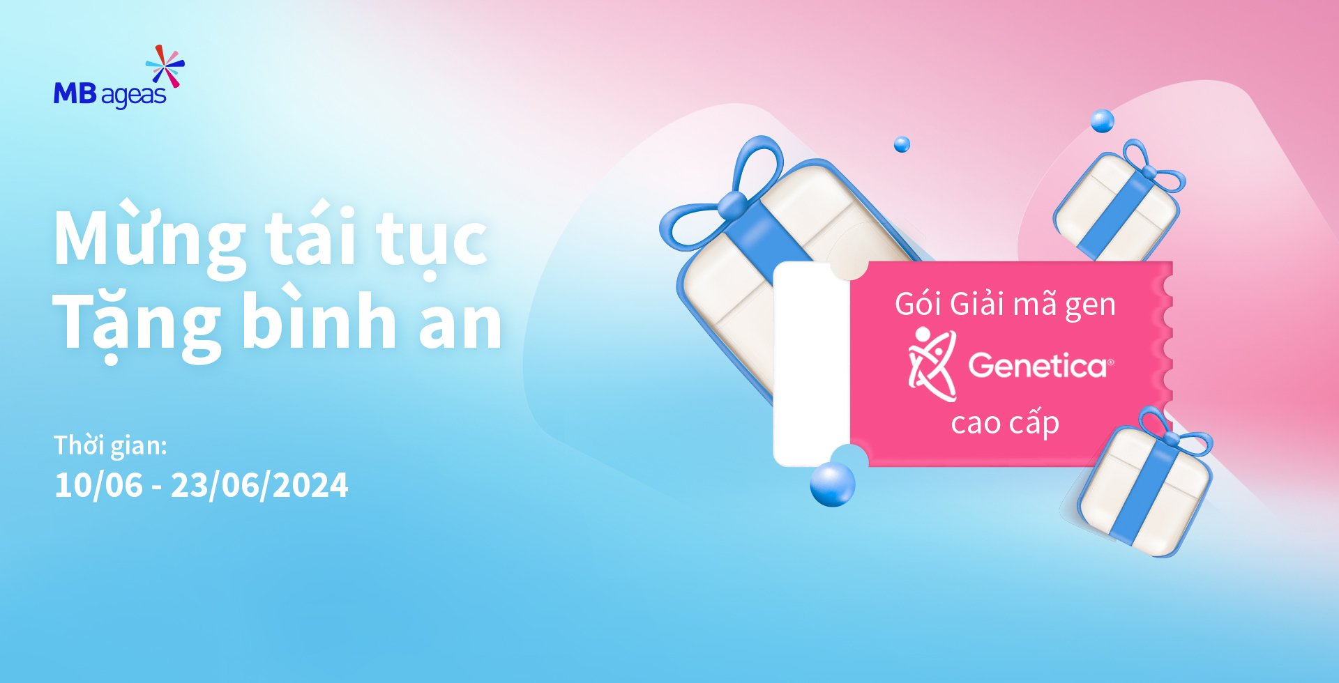 Chương trình khuyến mại: Mừng tái tục - Tặng voucher